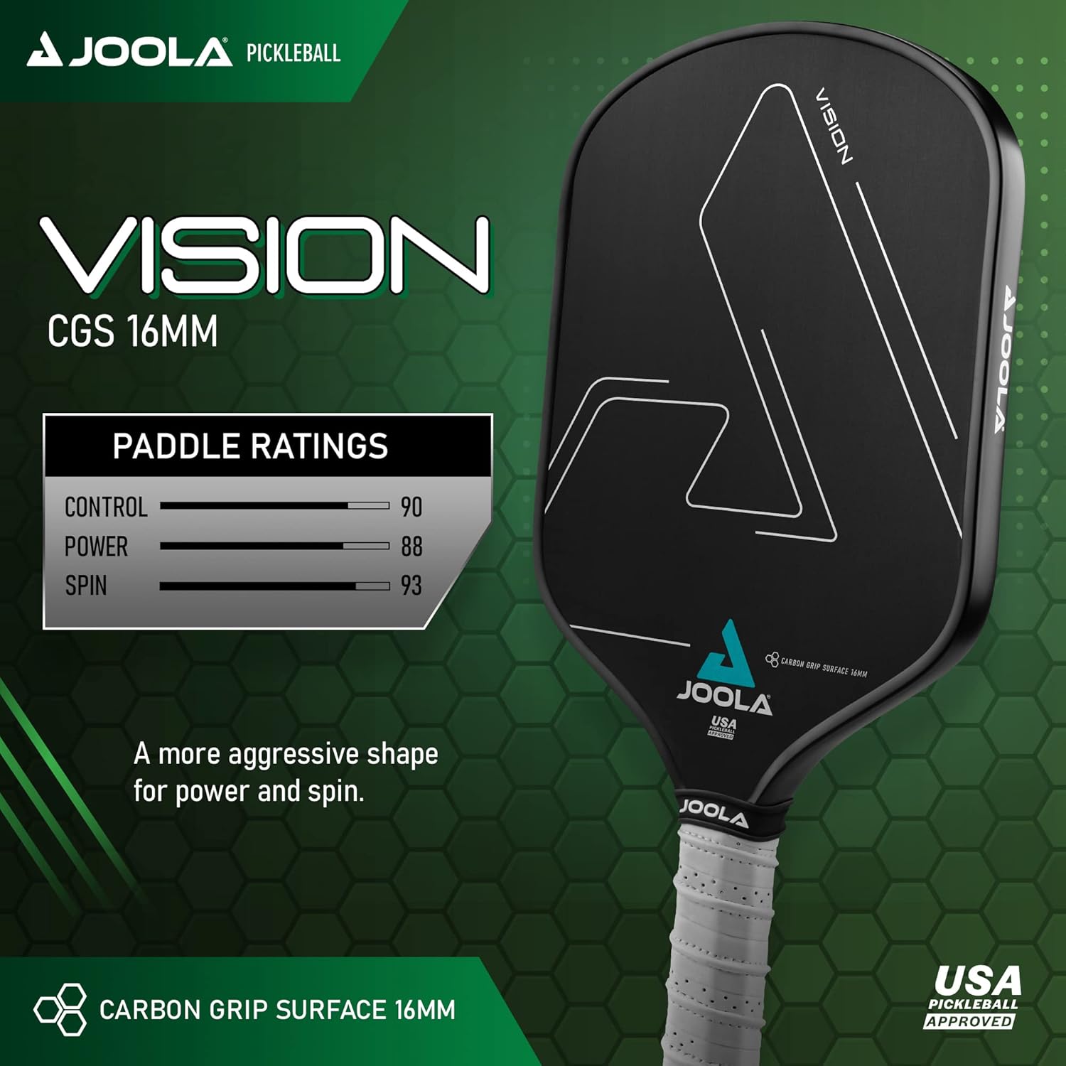 JOOLA Vision CGS 16 Pickleball Paddle